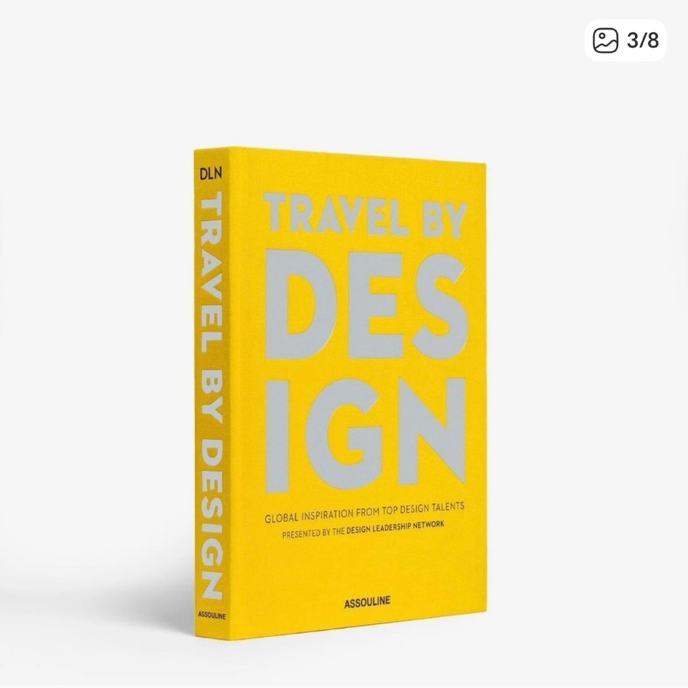 Assouline 'Travel by Design' in Vibrant Yellow